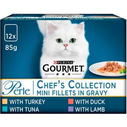 Gourmet Perle Chefs Collection Mixed Cat Food 12x85g