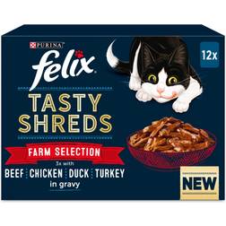 Felix Tasty Shreds In Gravy 12X80g