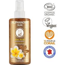 Alphanova Sun Organic Sparkling Dry Oil After Sun Face, Body