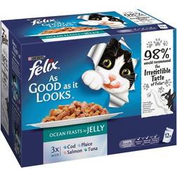 Felix As Good as it Looks Jelly Cat Food 12x100g