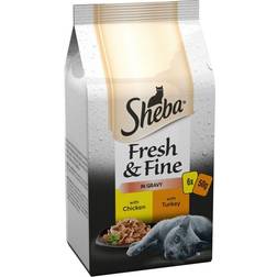 Sheba Fresh Choice in Gravy Mini Pouches 6x50g