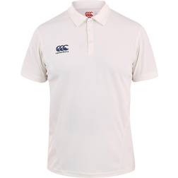 Canterbury Childrens/kids Short Sleeve Cricket Shirt (cream)