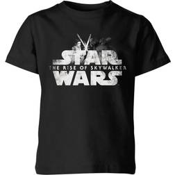 Star Wars The Rise Of Skywalker Rey Kylo Battle Kids' T-Shirt Black 11-12 Years