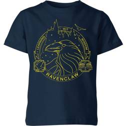 Harry Potter Kid's Ravenclaw Raven Badge T-shirt