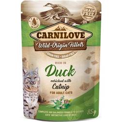 Carnilove Cat Pouch 85g Duck with Catnip