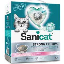 Sanicat Strong Clumps Baby Powder Scent Cat Litter