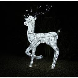 Light Up Stag Reindeer Figurine 32.5cm