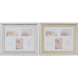 Dkd Home Decor Photo frame Silver Golden Traditional (47 x 2 x 40 cm) (2 Units) Photo Frame