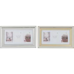 Dkd Home Decor Photo frame Silver Golden Traditional (47 x 2 x 29 cm) (2 Units) Photo Frame