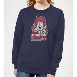 Navy Scooby Doo Like, Groovy Man Women's Sweatshirt
