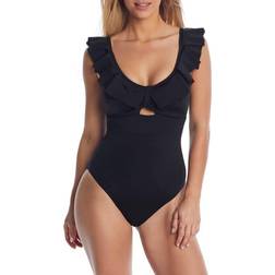Pour Moi Space Frill Non Wired Swimsuit