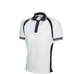 Uneek UC123 Sports Poloshirt White/Navy
