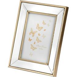 Hill Interiors Small Rectangle Bordered Photo Frame 4x6 Wall Mirror