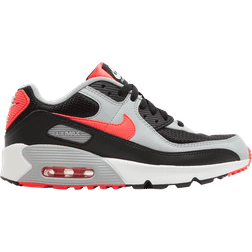 Nike Air Max 90 LTR GS - Black/White/Wolf Grey/Radiant Red