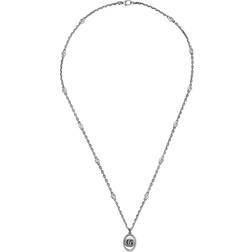 Gucci Double G Necklace - Silver