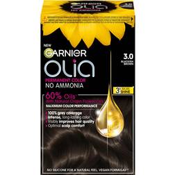 Garnier Olia Permanent Hair Color #3.0 Soft Black