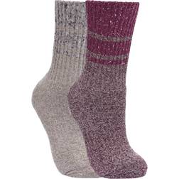 Trespass Womens/Ladies Hadley Hiking Boot Socks (2 Pairs) 6-9