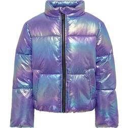 Kids Only Metallic Celine Short Quilted Jacket - Purple Opulence (15264351)