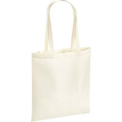 Westford Mill Cotton Recycled Tote Bag (One Size) (Natural)