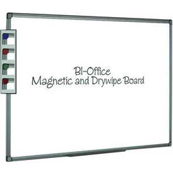 Bi-Office Aluminium Finish Magnetic Whiteboard 600x450mm
