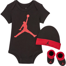 Nike Baby Jordan Box Set 3-Piece - Black/Gym Red (HA5105-010)