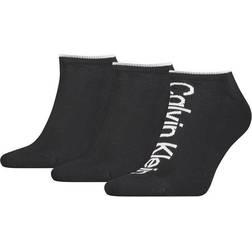Calvin Klein Athletic Ankle Socks 3-pack Men - Black