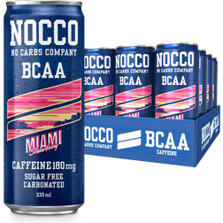 Nocco BCAA Miami Strawberry 330ml 12 pcs