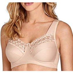 Miss Mary Broderie Anglais Non-Wired Bra - Beige