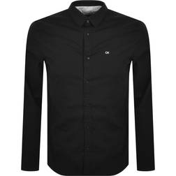 Calvin Klein Slim Poplin Stretch Shirt - Ck Black