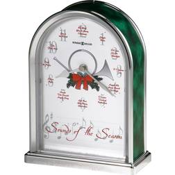Howard Miller Sounds Of Season Christmas Tabletop Wood Wood 6in X 8in Table Clock
