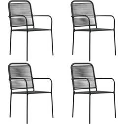 vidaXL 312156 4-pack Garden Dining Chair