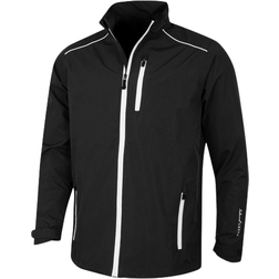 Waterproof Golf Jacket - Black/White