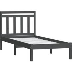vidaXL Bed Frame Solid Pine 100cm 75X190cm