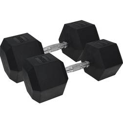 UFE Urban Fitness PRO Hex Dumbbell Rubber Coated (Pair) 20.0kg