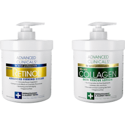 Advanced Clinicals Collagen Cream & Retinol Cream Set