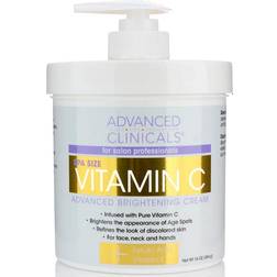 Advanced Clinicals Vitamin C Cream Brightening Cream 454g