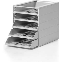 Durable IDEALBOX BASIC 5 Tray Storage Box Grey