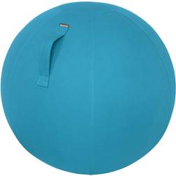 Leitz Ergo Cosy Active Sitting Ball 5279 Carry Handle Washable 65 cm Up to 100 kg Blue Pouffe