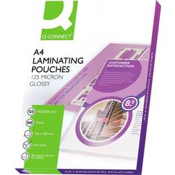 Q-CONNECT A4 250 Micron Laminating Pouch (Pack of 100)