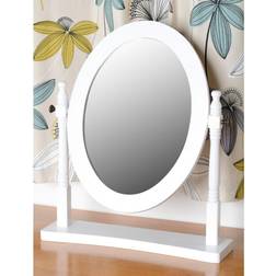 SECONIQUE Contessa Dressing Table White Wall Mirror