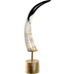 Dkd Home Decor Indretning Metal Træ Aluminium Harpiks Horn (10 x 10 x 51 cm) Figurine