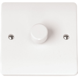 Click Scolmore Mode 1 Gang 2 Way Dimmer Switches White CMA140