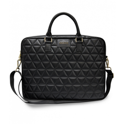 Guess Quilted Computer Bag 15" - Black