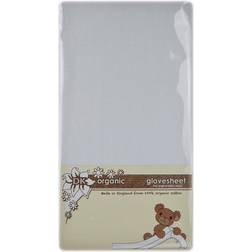 DK Glovesheets Organic Sheet For Large Travel Cot (105cmx75cm) White