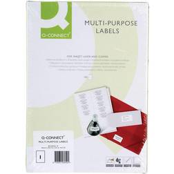 Q-CONNECT Multipurpose Labels 199.6x289mm 1 Per Sheet White KF26050