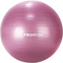 Proiron balance ball for yoga exercises, diameter: 65 cm, thickness: 2 mm, red, PVC