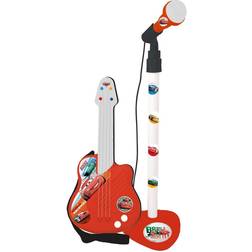 Cars Musical Toy Microphone Red Baby Guitar