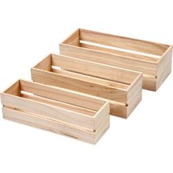Creativ Company Wooden Storage Box 3pcs
