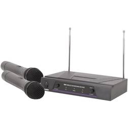 QTX Dual Handheld Microphone VHF Wireless System