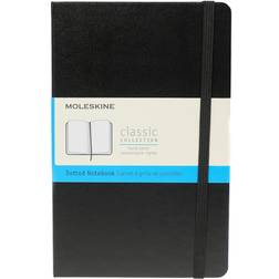 Moleskine Medium Dotted Hardcover Notebook: Black